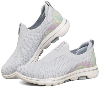 (W) Skechers Go Walk 5 'Kelabu' 124240-GYMT Lookbook (W) Skechers Go Walk 5 'Kelabu' 124240-GYMT