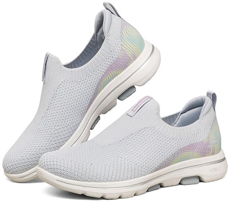 (W) Skechers Go Walk 5 'Abu-abu' 124240-GYMT Lookbook (W) Skechers Go Walk 5 'Abu-abu' 124240-GYMT