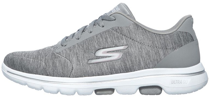 (Women) Skechers Go Walk 5 'Grey White' 15905-GRY Buy (Women) Skechers Go Walk 5 'Grey White' 15905-GRY