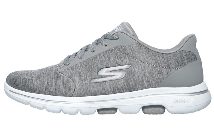 (Women) Skechers Go Walk 5 'Grey White' 15905-GRY