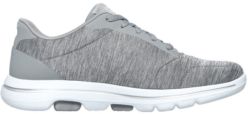 (Women) Skechers Go Walk 5 'Grey White' 15905-GRY Order (Women) Skechers Go Walk 5 'Grey White' 15905-GRY