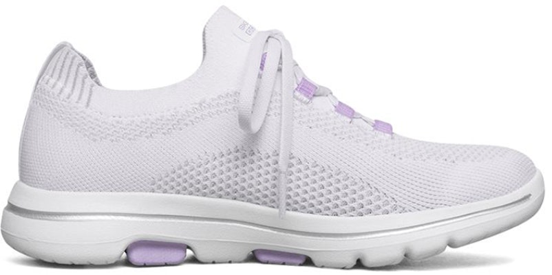 (W) Zapatillas Deportivas Skechers Go Walk 5 Blanco/Morado 124010-WLV Order (W) Zapatillas Deportivas Skechers Go Walk 5 Blanco/Morado 124010-WLV