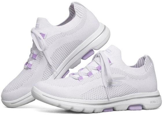 (W) Zapatillas Deportivas Skechers Go Walk 5 Blanco/Morado 124010-WLV Lookbook (W) Zapatillas Deportivas Skechers Go Walk 5 Blanco/Morado 124010-WLV
