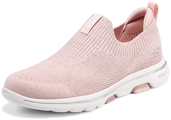 Skechers GO Walk 5 輕便透氣平底鞋 女款 粉色 Lookbook Skechers GO Walk 5 輕便透氣平底鞋 女款 粉色