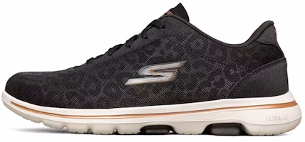(Women) Skechers Go Walk 5 Low-Top Black 124029-BKGD (Women) Skechers Go Walk 5 Low-Top Black 124029-BKGD