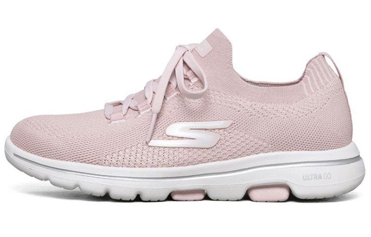 (Women) Skechers Go Walk 5 Sports Shoes Pink/White 124010-PNK