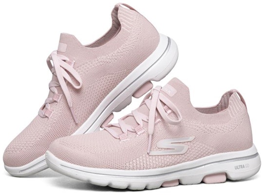 (W) 스케쳐스 고워크 5 핑크/화이트 운동화 124010-PNK Lookbook (W) 스케쳐스 고워크 5 핑크/화이트 운동화 124010-PNK