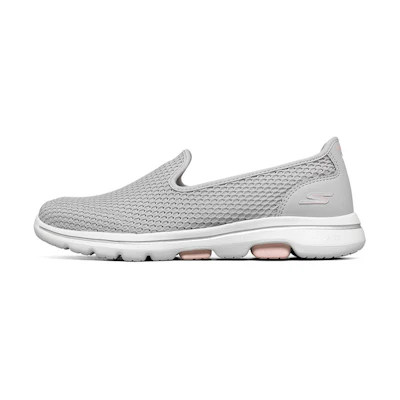 (W) Skechers Go Walk 5 'Gray Pink'