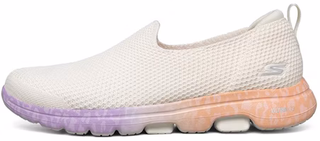 (Women) Skechers Go Walk 5 Slip-Ons White/Multi 124205-WMLT (Women) Skechers Go Walk 5 Slip-Ons White/Multi 124205-WMLT