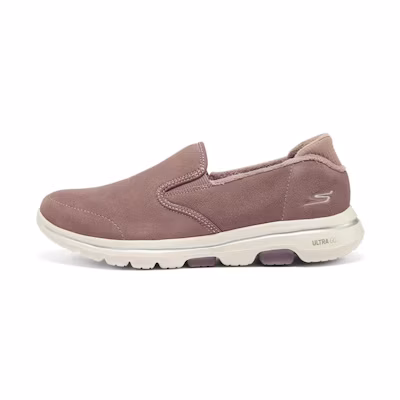 (W) Skechers Go Walk 5 'Taupe Pink'