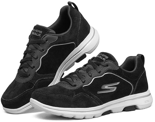(Women) Skechers Go Walk 5 'Black White' 124234-BLK Lookbook (Women) Skechers Go Walk 5 'Black White' 124234-BLK