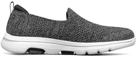 Skechers Go Walk 5 透氣減震 懶人運動休閒鞋 女款 灰白 Order Skechers Go Walk 5 透氣減震 懶人運動休閒鞋 女款 灰白