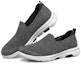 Lookbook (W) Skechers Go Walk 5 Kasut Loafers Kelabu/Putih 124162-BKW
