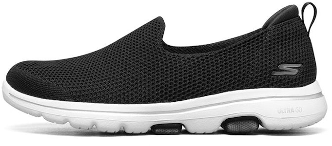 (W) 斯凯奇 Go Walk 5 黑色便鞋 124147-BKW Buy (W) 斯凯奇 Go Walk 5 黑色便鞋 124147-BKW