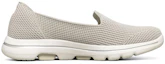 Order (W) Skechers Go Walk 5 Loafers Beige Sepatu Slip On Wanita Pria 124001-NAT