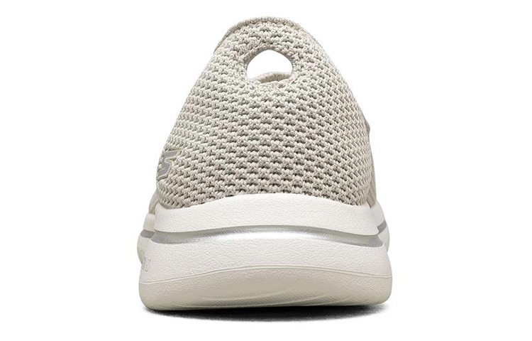 Shop (W) Skechers Go Walk 5 Loafers Beige Sepatu Slip On Wanita Pria 124001-NAT