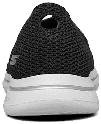 Skechers Go Walk 輕便透氣 減震休閒懶人鞋 女款 黑色 Shop Skechers Go Walk 輕便透氣 減震休閒懶人鞋 女款 黑色