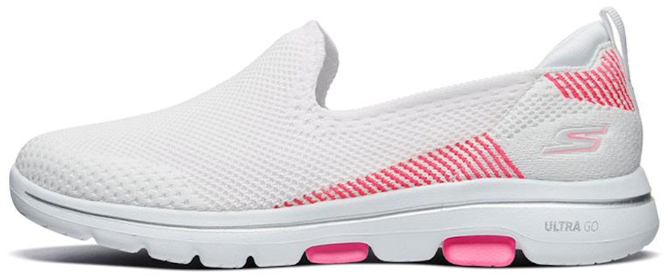 (Women) Skechers Go Walk 5 Loafers Pink/White 15900-WHP Buy (Women) Skechers Go Walk 5 Loafers Pink/White 15900-WHP