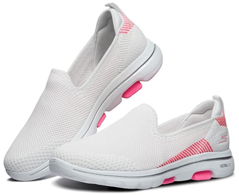 (Women) Skechers Go Walk 5 Loafers Pink/White 15900-WHP Lookbook (Women) Skechers Go Walk 5 Loafers Pink/White 15900-WHP