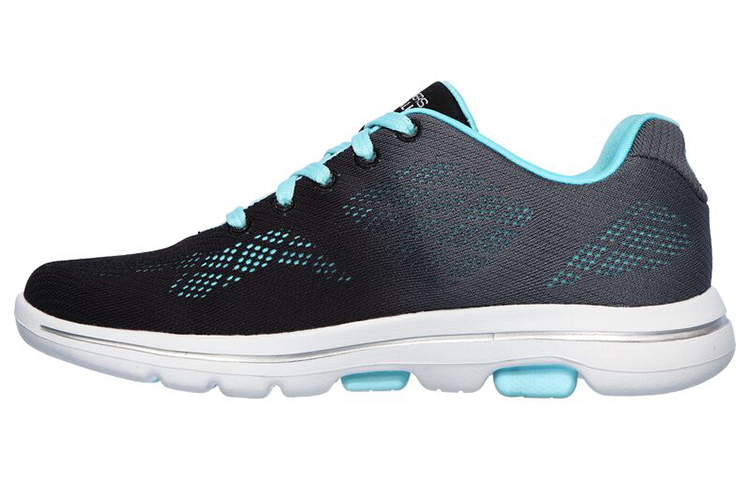Buy (W) Skechers Go Walk 5 Baskets Basses Noir/Bleu 15929-BKAQ