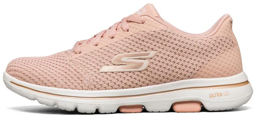 (Women) Skechers Go Walk 5 Running Shoes 'Pink White' 124021-PKGD Buy (Women) Skechers Go Walk 5 Running Shoes 'Pink White' 124021-PKGD