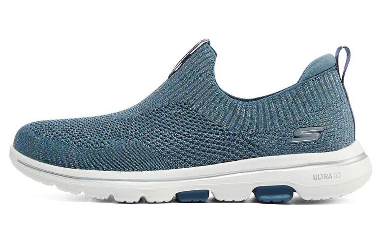 (W) Skechers Go Walk 5 Slip-On 'Light Blue'