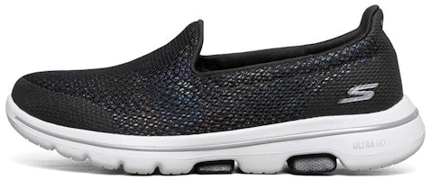 (Women) Skechers Go Walk 5 Slip-on 'Black White' 124005-BKMT (Women) Skechers Go Walk 5 Slip-on 'Black White' 124005-BKMT