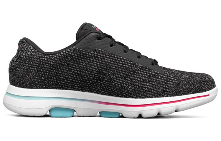 Order (W) Skechers Go Walk 5 Chaussures de Sport Noir/Blanc/Vert 15951-BKMT
