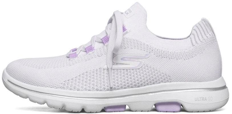 (W) Skechers Go Walk 5 Chaussures de Sport Blanc/Violet 124010-WLV Buy (W) Skechers Go Walk 5 Chaussures de Sport Blanc/Violet 124010-WLV