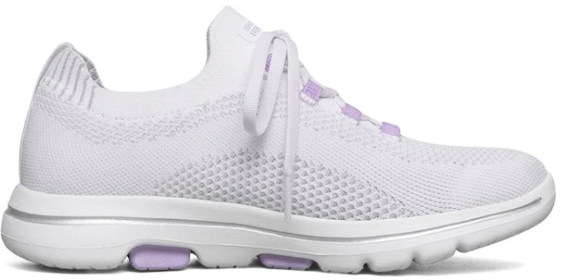 (W) Skechers Go Walk 5 Chaussures de Sport Blanc/Violet 124010-WLV Order (W) Skechers Go Walk 5 Chaussures de Sport Blanc/Violet 124010-WLV