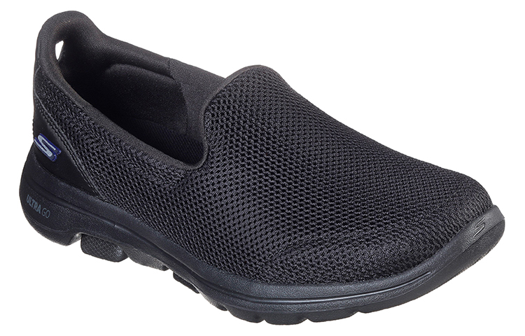 Lookbook (W) Skechers Go Walk 6-Dorin Chaussures de Sport Décontractées Noires 124511-BBK