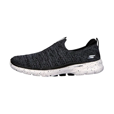 (W) Skechers Go Walk 6 'Black and White'
