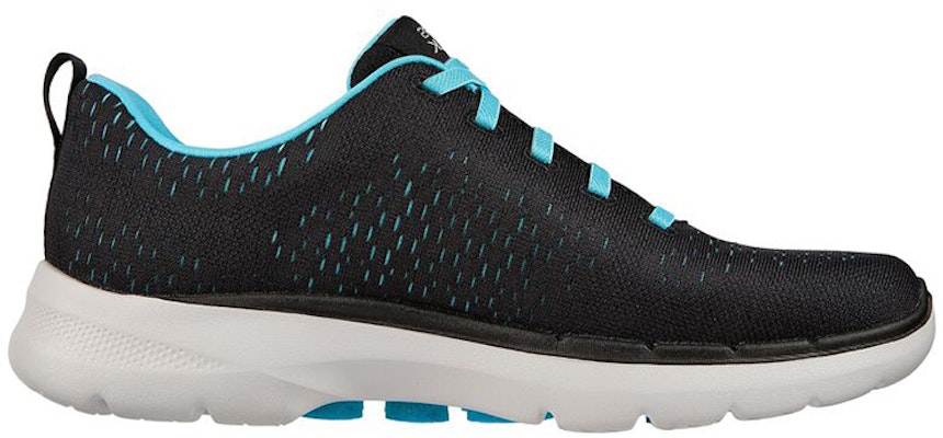 (Women) Skechers Go Walk 6 'Black Blue' 124524-BKAQ Order (Women) Skechers Go Walk 6 'Black Blue' 124524-BKAQ