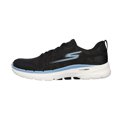 (W) Skechers Go Walk 6 'Black Blue White'