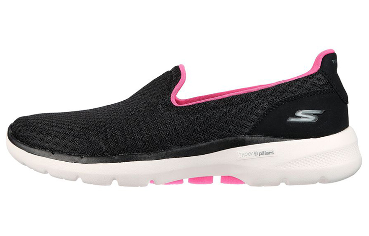 (Women) Skechers Go Walk 6 'Black Pink' 124508-BKHP