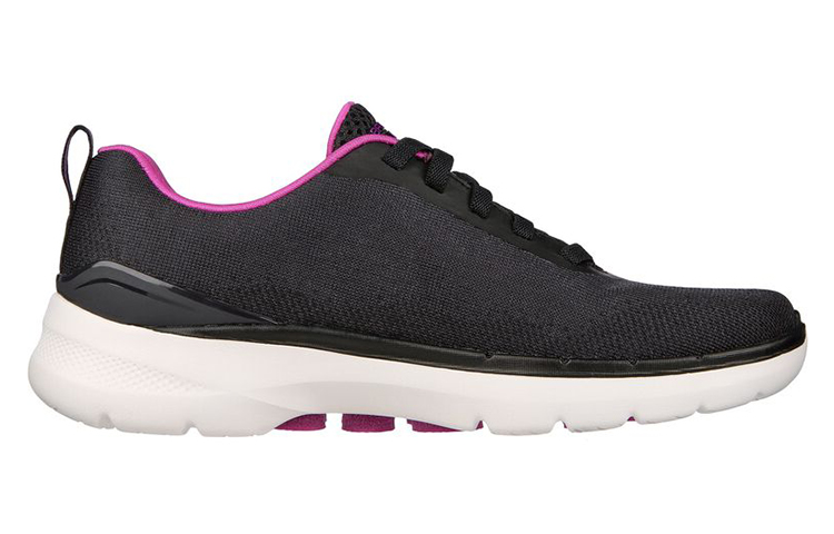 Order (Women) Skechers Go Walk 6 'Black Purple' 124545-BKPR