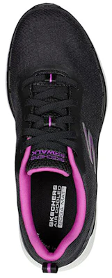 (Women) Skechers Go Walk 6 'Black Purple' 124545-BKPR Lookbook (Women) Skechers Go Walk 6 'Black Purple' 124545-BKPR
