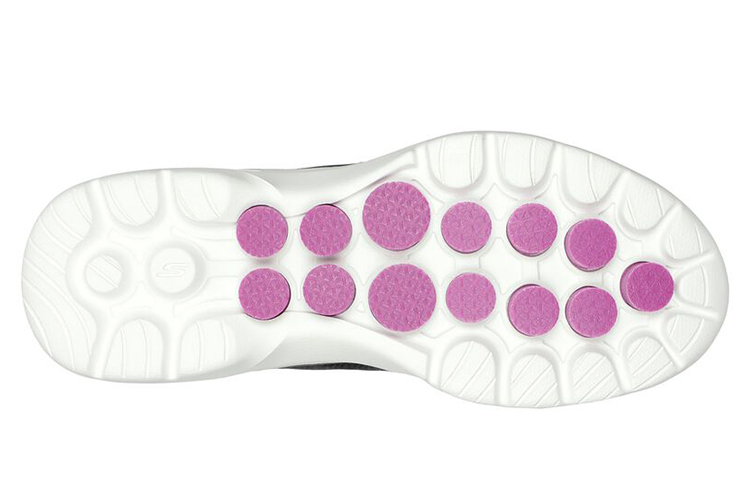 Shop (Women) Skechers Go Walk 6 'Black Purple' 124545-BKPR