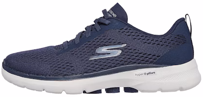 (Women) Skechers Go Walk 6 'Blue Jump Rope' 124512-NVW (Women) Skechers Go Walk 6 'Blue Jump Rope' 124512-NVW