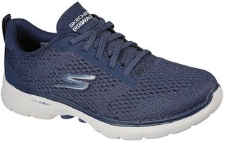 (W) Skechers Go Walk 6 'Tali Lompat Biru' 124512-NVW Lookbook (W) Skechers Go Walk 6 'Tali Lompat Biru' 124512-NVW