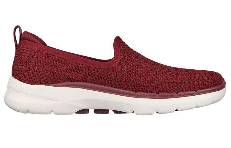 Order (Women) Skechers Go Walk 6 'Burgundy Breathable' 124505-BURG