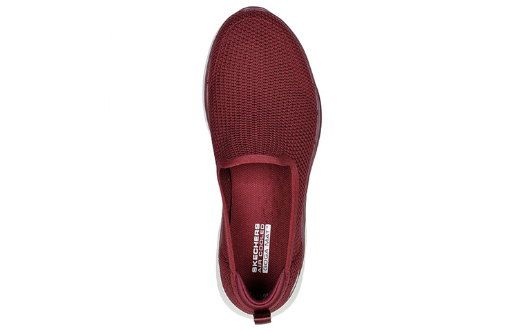 Shop (Women) Skechers Go Walk 6 'Burgundy Breathable' 124505-BURG