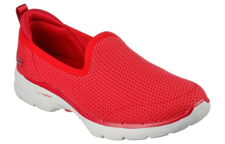 (W) Skechers Go Walk 6 'Clear Virtue Bright Red' 圖 3