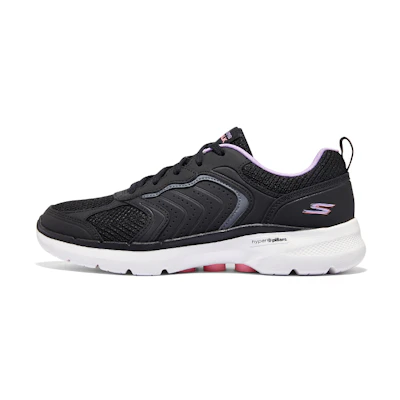 (W) Skechers Go Walk 6 'CMFTable Versatile Breathable Lightweight Black'