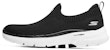(W) Skechers Go Walk 6 'Hitam Putih' 124557-BKW