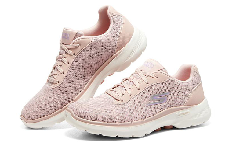 Lookbook (W) Skechers Go Walk 6 'Rosa Claro' 124514-MVE