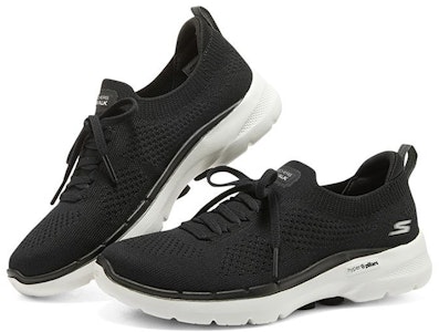 (W) Skechers Go Walk 6 'Hitam Putih' 894117-BLK Lookbook (W) Skechers Go Walk 6 'Hitam Putih' 894117-BLK