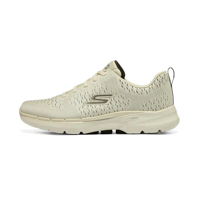 (W) Skechers Go Walk 6 'Natural Black'