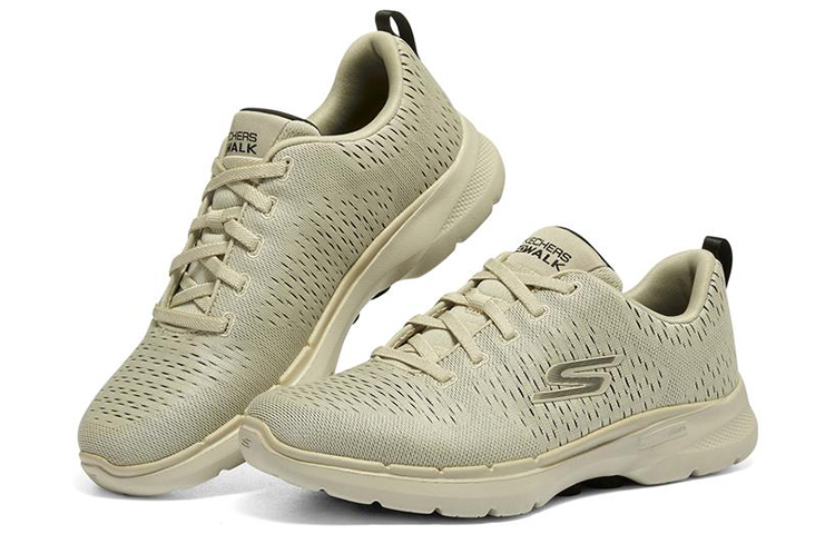 (W) Skechers Go Walk 6 'Natural Black' 圖 3