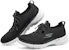 (W) Skechers Go Walk 6 'Hitam Biru Muda' 124620-BKLB
